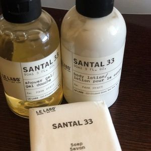 Le Labo Shower set with 3 oz bottles